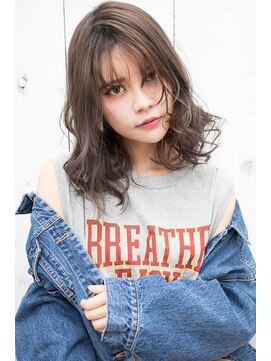 エイト新宿店(EIGHT shinjuku) ナチュラルひし形シルエットデジタルパーマグレージュ