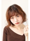 伸ばしかけにも！外ハネMIX巻きボブスタイル