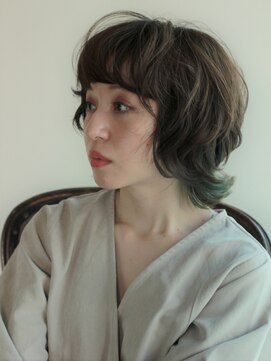 グラス(grass) カジュアルマッシュウルフ デザインカラー