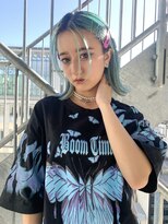 アレンジボブ_アースカラーくびれヘアツートンカラー_79021