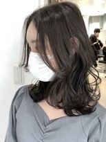 韓国レイヤー×ナチュラルミルクティベージュインナーグレージュ
