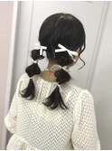 【山田 真子】ヘアセット/ミディアム/ツインテールアレンジ