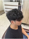 スペインカール風パーマ