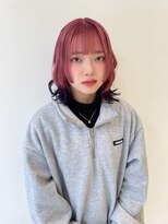 ハイブ 金沢(Hive)&nbsp;姫カットボブ× ピンクエンドカラー