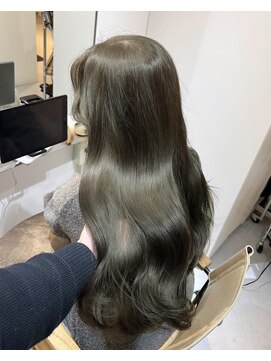 ロエ 恵比寿 代官山(ROE) オリーブベージュ マチルダボブインナーグレージュ前髪