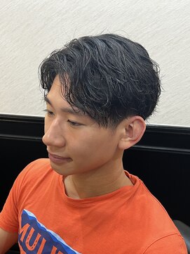 プラウド(PROUD) アップバング/ツイストスパイラルパーマ/田町/床屋/メンズカット