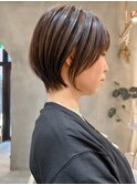 切りっぱなしボブ美髪ピンクブラウン【工藤昴】