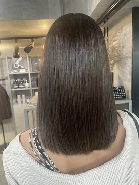 ノス 表参道(NOOS) 髪質改善/ミネコラ/くすみブラウン/オリーブベージュ