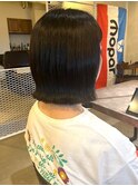 ミニボブ　外ハネボブ　髪質改善　艶感トリートメント　ツヤ髪