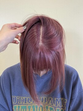 キャンバス(canvas) ピンクブラウン　ボブ