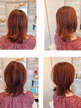 白髪ぼかしなど年齢であきらめているおしゃれをサポート◎あなたに合わせて"いつもの"＋αをご提案します。