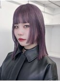 おくれ毛顔周りレイヤーミディアムロング_ba543531