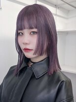 アルバム 渋谷パルコ(ALBUM) おくれ毛顔周りレイヤーミディアムロング_ba543531