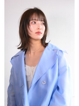 ドルセプラタ(Dulce plata) 20代30代40代前髪ありフェイスレイヤー透明感アッシュベージュ