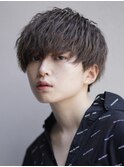 最旬！モテヘア好感度無造作ナチュラルパーマメンズマッシュ