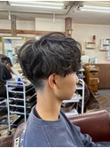 無造作シャドウパーマ