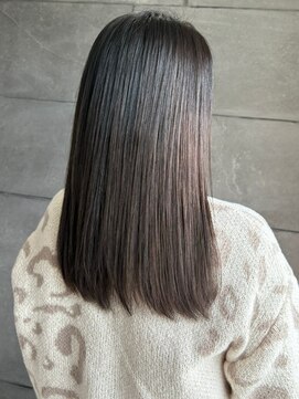 カミソメヤイロドリ(髪染やIRO-D-ORI) グレージュ 透明感カラー 美髪 縮毛矯正 ヘッドスパ 髪質改善