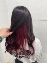 プライズ 表参道原宿店(prize)&nbsp;チェリーレッドインナーカラー