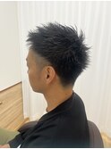 爽やか束感ショートスタイル