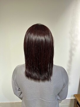 ヘアーポケット 恵比寿(hair pocket) 艶髪ピンクカラー/髪質改善/透明感カラー/小顔カット/30代/40代