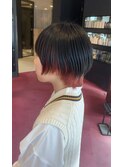 インナーカラーピンクベージュ