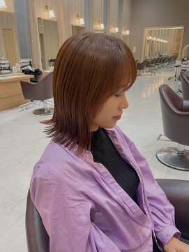 ユウヘアー 千代田橋店(U Hair) オレンジカラー