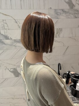 ネオリーブギンザ 銀座店(Neolive GINZA) バッサリボブ、ビフォーアフター【銀座】片桐