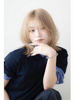ソース 枚方(SOURCE) ケアブリーチ♪透明感ミルクティーベージュ