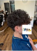 マッシュ×スペインカール【TELA HAIR南行徳】