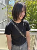 レイヤーボブ×暗髪