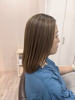 カミノワ(kaminowa) 白髪率30%おすすめヘア/神戸三宮/白髪染め/白髪ぼかしハイライト