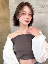 ノイズオオサカ 天王寺店(NOISM OSAKA)&nbsp;20代30代40代ウルフボブウルフカットブリーチなしカラー韓国