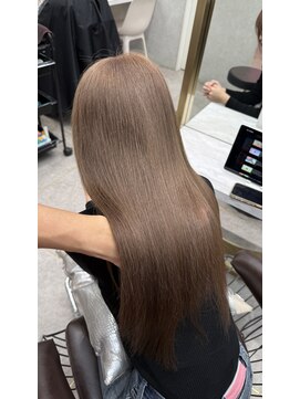 ロンド レア 天神大名店(Lond Le’a) 黒髪カタログ/オリーブグレー/ココアベージュ/小顔に見せるヘア