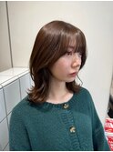 顔周りレイヤー/ダブルカラー/髪質改善/ケアブリーチ万代新潟駅