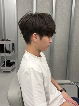 アソビ 元町店 シャドウパーマ/ラウンドマッシュ