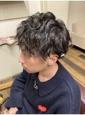ショート×パーマ