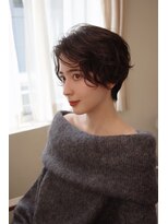 ノイ(noi)&nbsp;顔周りレイヤーカットくびれヘアミルクティーベージュカラー韓国