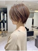 30代40代50代ショート白髪ぼかし銀座丸みくびれ井