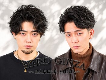 ヒロギンザ 栄店(HIRO GINZA)の写真/【名古屋/栄/パーマ/メンズ/理容室】名古屋で映えるフェード×メッシュorパーマならHIRO銀座