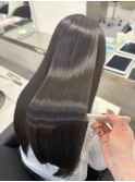 うるつやストレート×アッシュブラウン