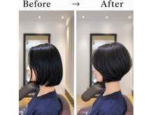 美容室 キリニコ 石切店(kirinico)の雰囲気（ぺたんこ髪をフンワリ見せるカットテクニック）