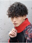 ツイストスパイラルパーマ波巻きパーマシャドウパーマメンズ