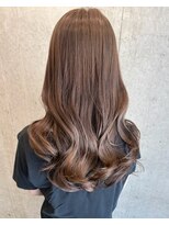 ロッカヘアエジェ(ROCCA hair eje.) 韓国風ミルクティーベージュロング