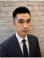 グレイスフルバーバー 新宿パークタワー店&nbsp;新宿メンズのフェード×ソフトモヒカンビジネスショート