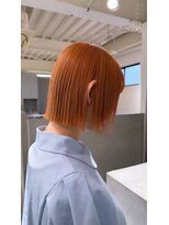 イト(ito.)&nbsp;18. 切りっぱなしボブ/オレンジ/デザインカラー/ボブ