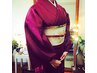 訪問着の着付け　