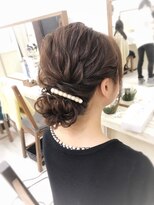 【ヘアセット専門店Mature】シニヨンアップ