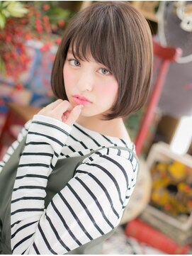 カバーヘア ブリス 上尾西口店(COVER HAIR bliss) *+COVER HAIR+*…シンプル is the BEST！黒髪ナチュボブｃc!