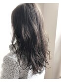 《Agu hair》大人かわいいグレージュセミロング ベージュ