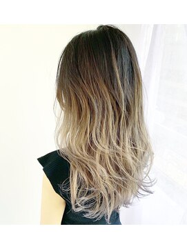 トップス TOPS ハイブロンドグラデーション